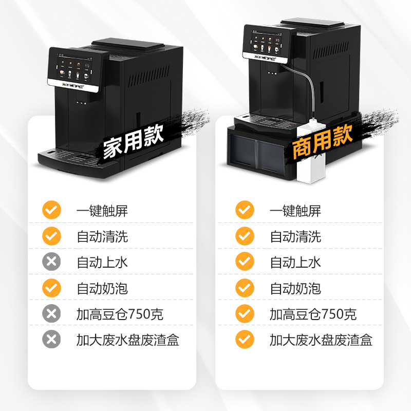 麥大廚B22系列升級款商用含底座1.5kw全自動咖啡機(jī) 